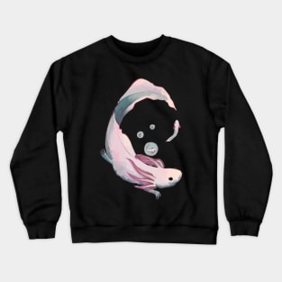 Axolotl evolution Crewneck Sweatshirt